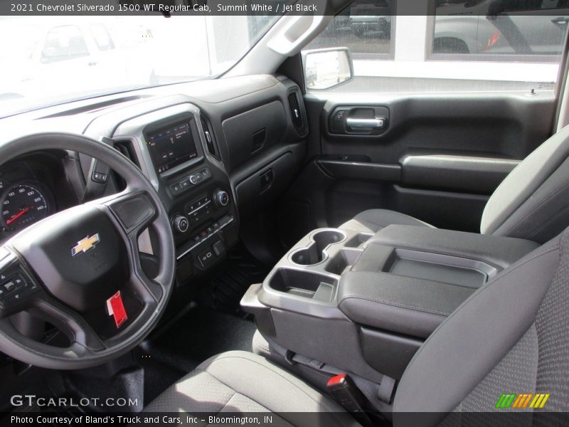 Summit White / Jet Black 2021 Chevrolet Silverado 1500 WT Regular Cab