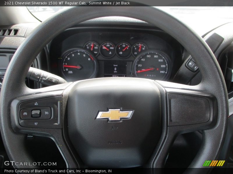 Summit White / Jet Black 2021 Chevrolet Silverado 1500 WT Regular Cab