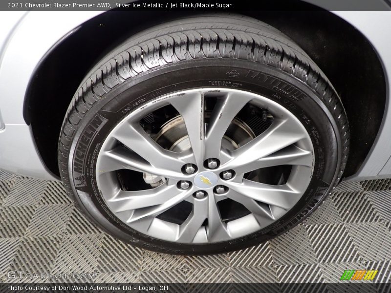 Silver Ice Metallic / Jet Black/Maple Sugar 2021 Chevrolet Blazer Premier AWD
