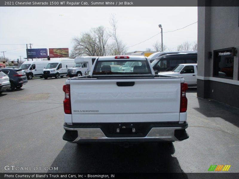 Summit White / Jet Black 2021 Chevrolet Silverado 1500 WT Regular Cab