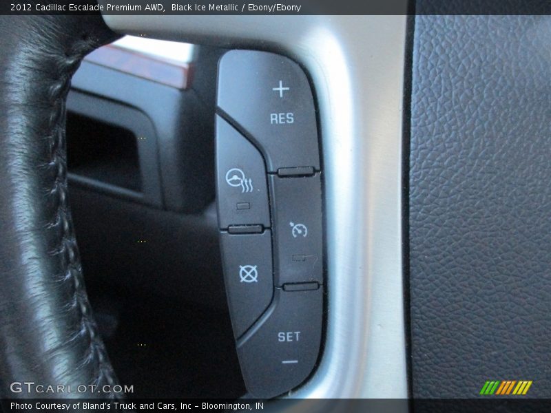 Black Ice Metallic / Ebony/Ebony 2012 Cadillac Escalade Premium AWD