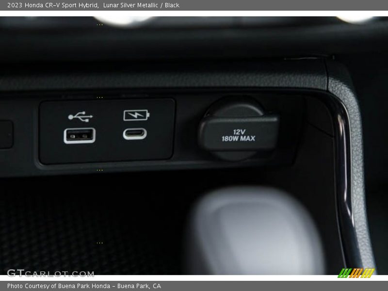 Lunar Silver Metallic / Black 2023 Honda CR-V Sport Hybrid