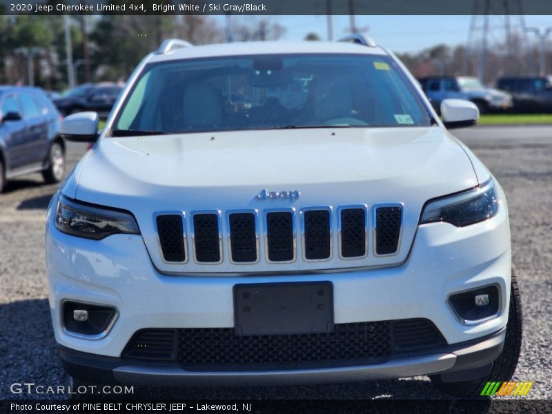 Bright White / Ski Gray/Black 2020 Jeep Cherokee Limited 4x4