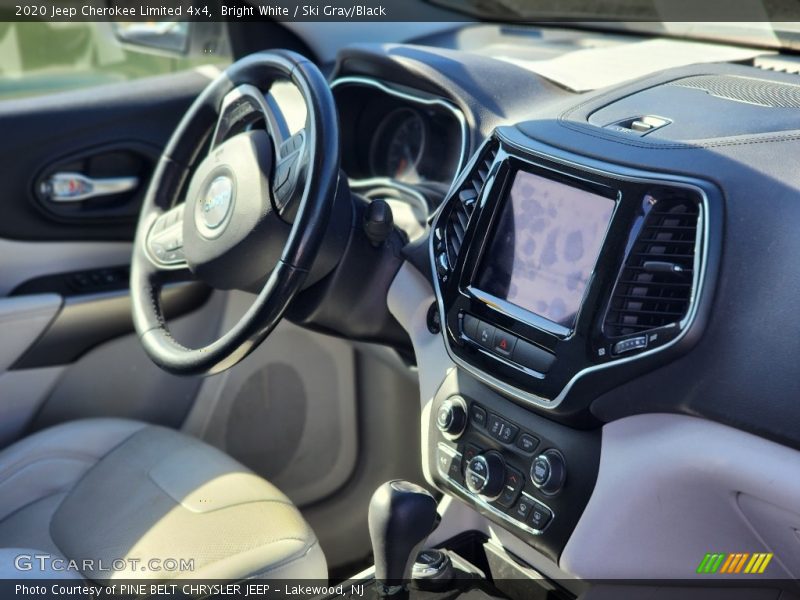 Bright White / Ski Gray/Black 2020 Jeep Cherokee Limited 4x4