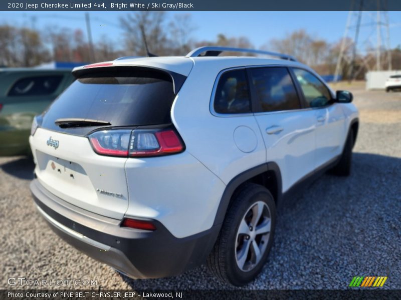 Bright White / Ski Gray/Black 2020 Jeep Cherokee Limited 4x4