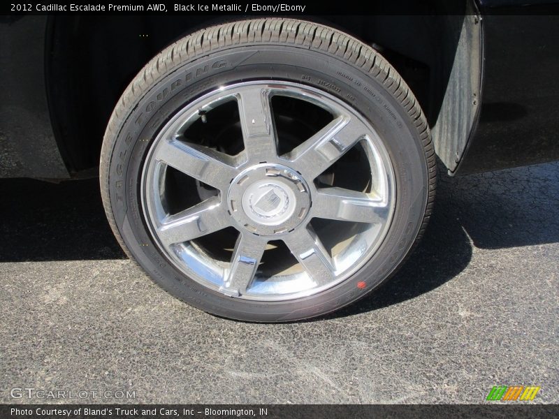 Black Ice Metallic / Ebony/Ebony 2012 Cadillac Escalade Premium AWD