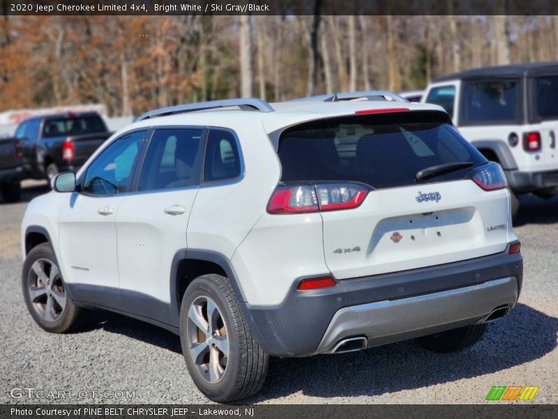 Bright White / Ski Gray/Black 2020 Jeep Cherokee Limited 4x4