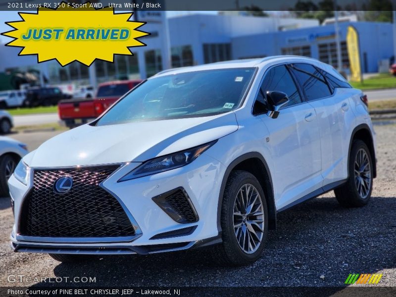 Ultra White / Black 2021 Lexus RX 350 F Sport AWD