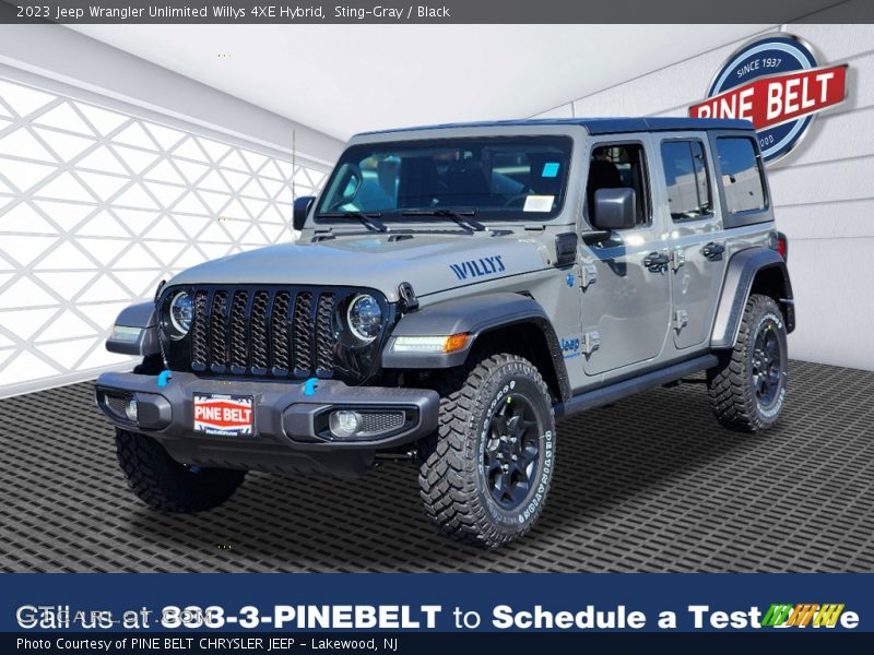 Sting-Gray / Black 2023 Jeep Wrangler Unlimited Willys 4XE Hybrid
