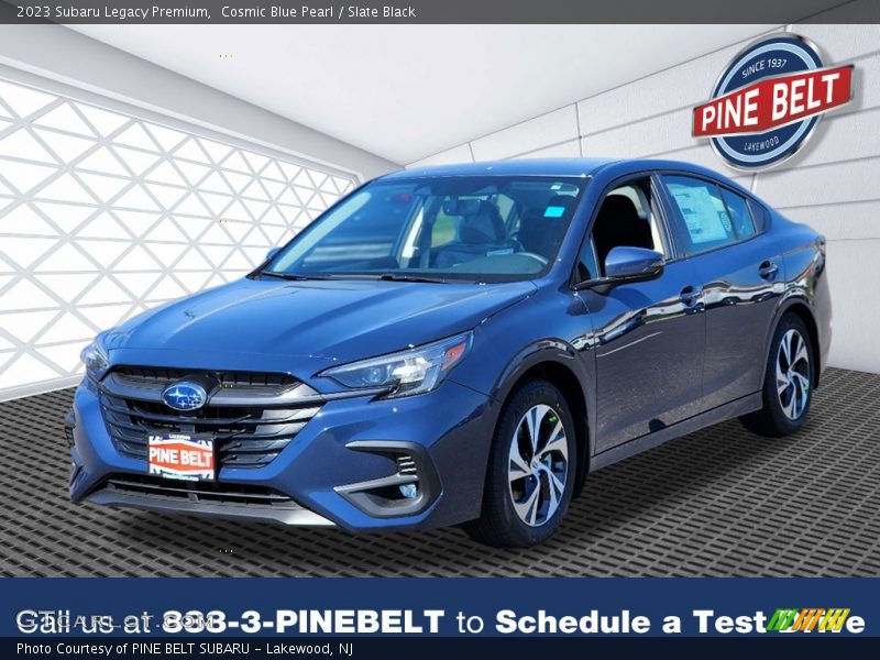 Cosmic Blue Pearl / Slate Black 2023 Subaru Legacy Premium