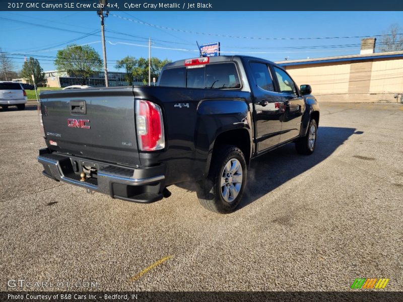 Cyber Gray Metallic / Jet Black 2017 GMC Canyon SLE Crew Cab 4x4