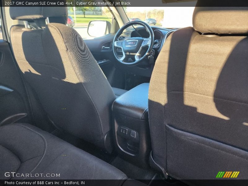 Cyber Gray Metallic / Jet Black 2017 GMC Canyon SLE Crew Cab 4x4