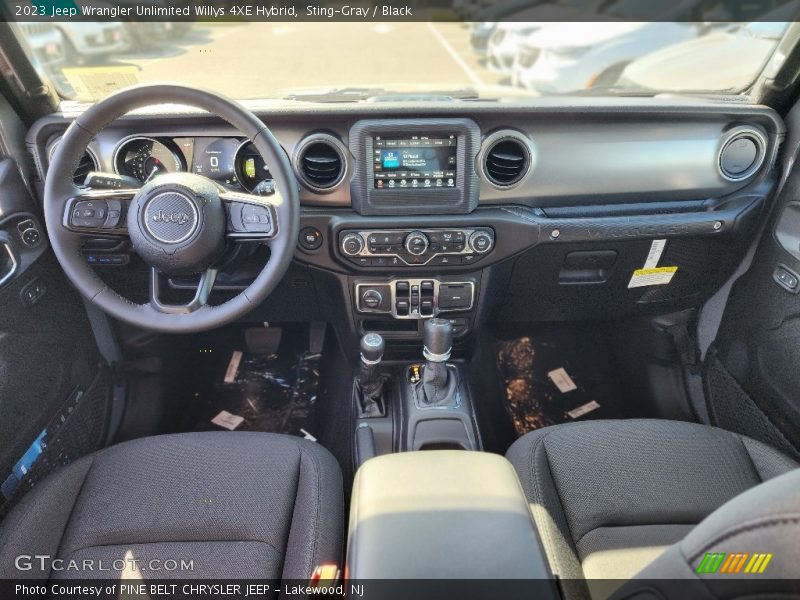 Sting-Gray / Black 2023 Jeep Wrangler Unlimited Willys 4XE Hybrid