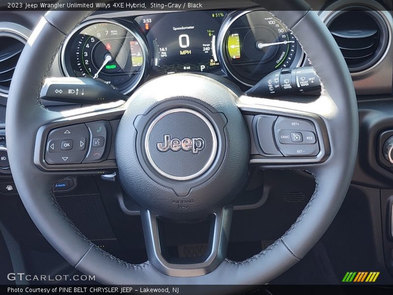 Sting-Gray / Black 2023 Jeep Wrangler Unlimited Willys 4XE Hybrid