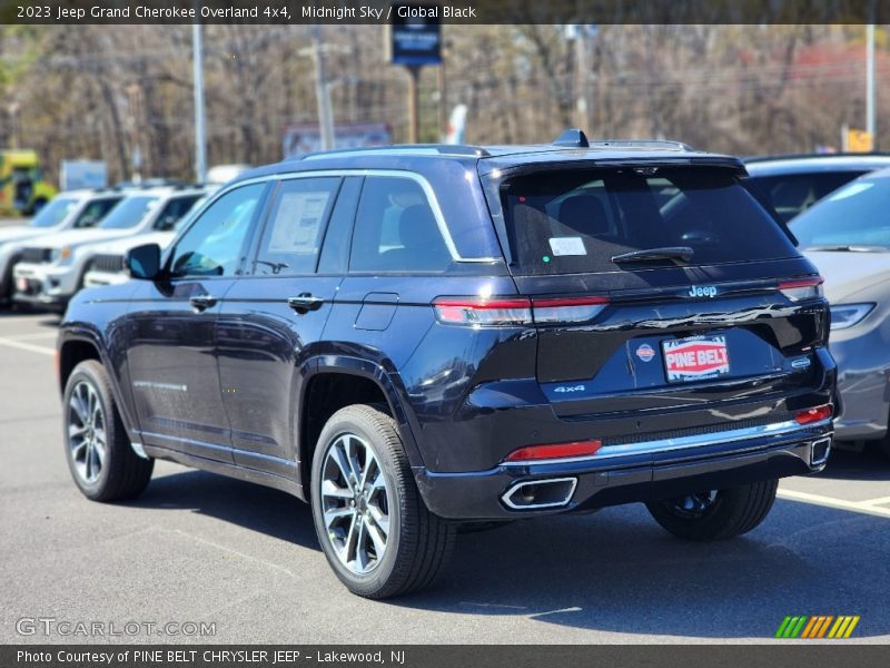 Midnight Sky / Global Black 2023 Jeep Grand Cherokee Overland 4x4