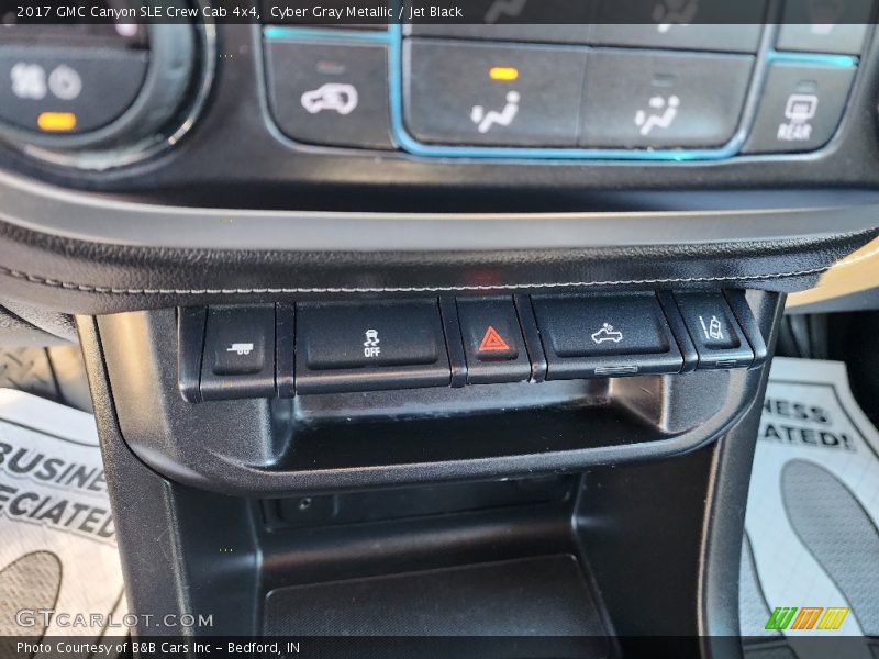 Cyber Gray Metallic / Jet Black 2017 GMC Canyon SLE Crew Cab 4x4