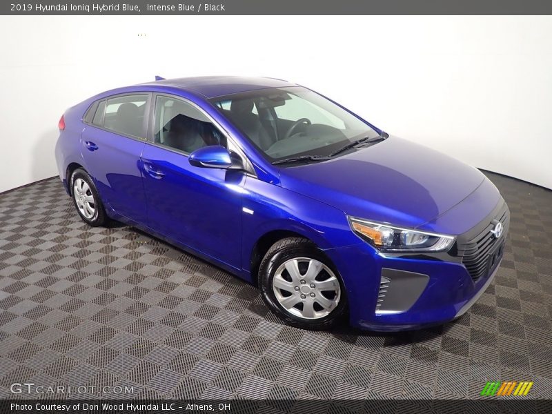 Intense Blue / Black 2019 Hyundai Ioniq Hybrid Blue