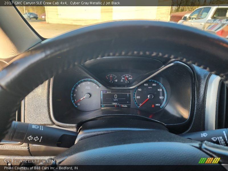 Cyber Gray Metallic / Jet Black 2017 GMC Canyon SLE Crew Cab 4x4