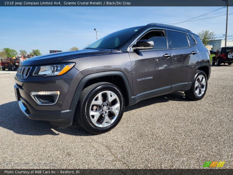 Granite Crystal Metallic / Black/Ski Gray 2018 Jeep Compass Limited 4x4