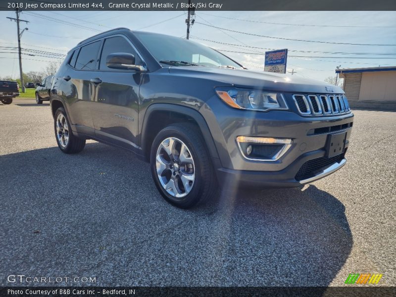 Granite Crystal Metallic / Black/Ski Gray 2018 Jeep Compass Limited 4x4