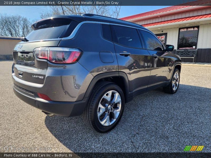 Granite Crystal Metallic / Black/Ski Gray 2018 Jeep Compass Limited 4x4