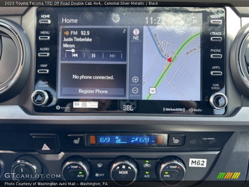 Navigation of 2023 Tacoma TRD Off Road Double Cab 4x4