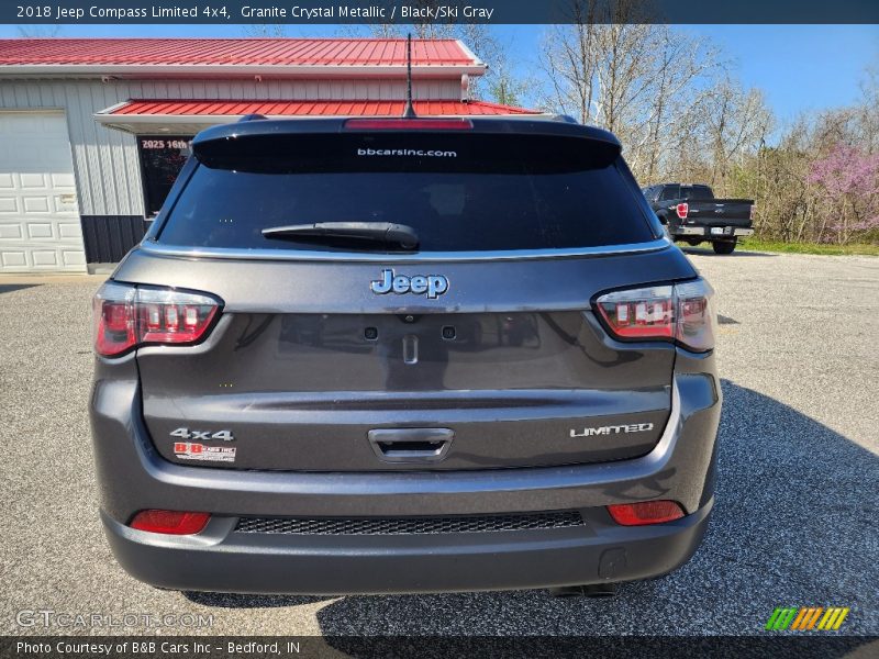 Granite Crystal Metallic / Black/Ski Gray 2018 Jeep Compass Limited 4x4