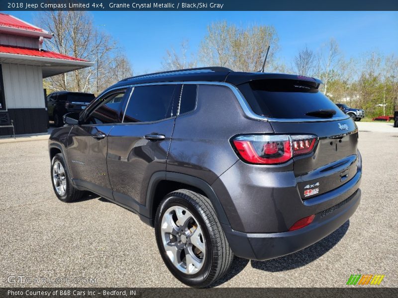 Granite Crystal Metallic / Black/Ski Gray 2018 Jeep Compass Limited 4x4