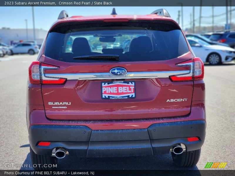 Crimson Red Pearl / Slate Black 2023 Subaru Ascent Premium