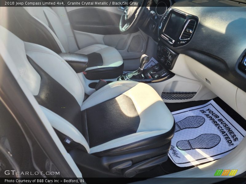 Granite Crystal Metallic / Black/Ski Gray 2018 Jeep Compass Limited 4x4