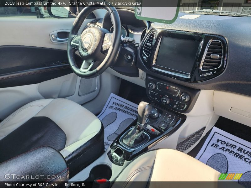 Granite Crystal Metallic / Black/Ski Gray 2018 Jeep Compass Limited 4x4