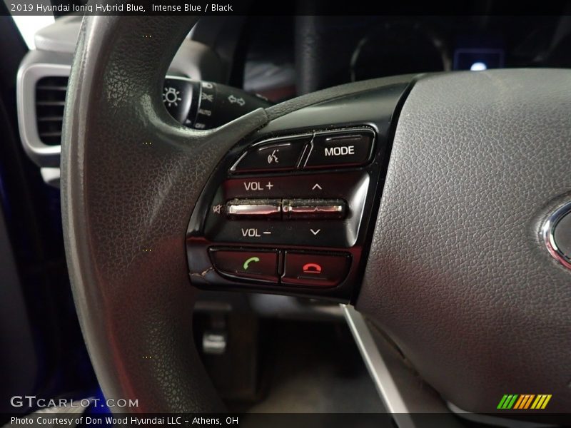 Intense Blue / Black 2019 Hyundai Ioniq Hybrid Blue