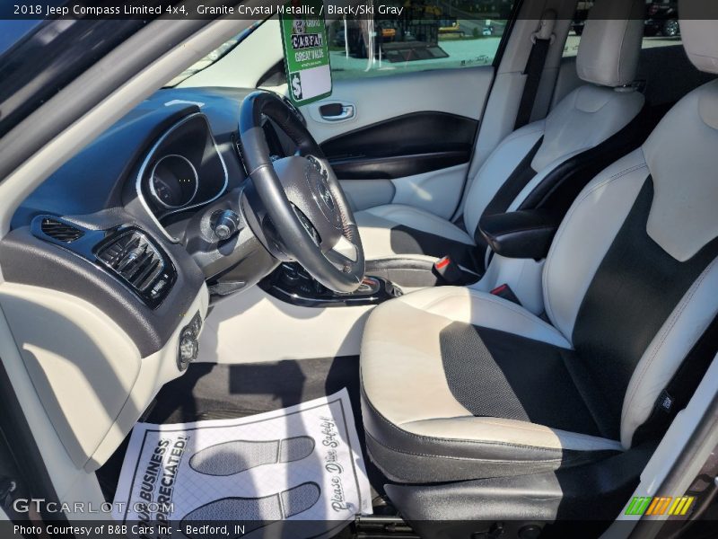 Granite Crystal Metallic / Black/Ski Gray 2018 Jeep Compass Limited 4x4