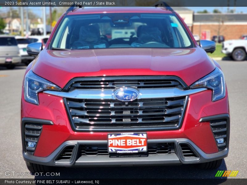 Crimson Red Pearl / Slate Black 2023 Subaru Ascent Limited
