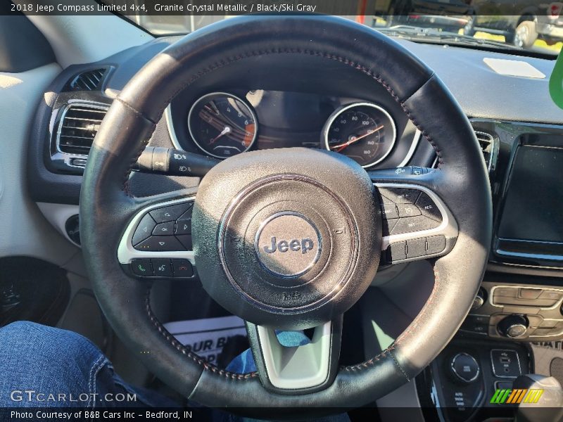 Granite Crystal Metallic / Black/Ski Gray 2018 Jeep Compass Limited 4x4