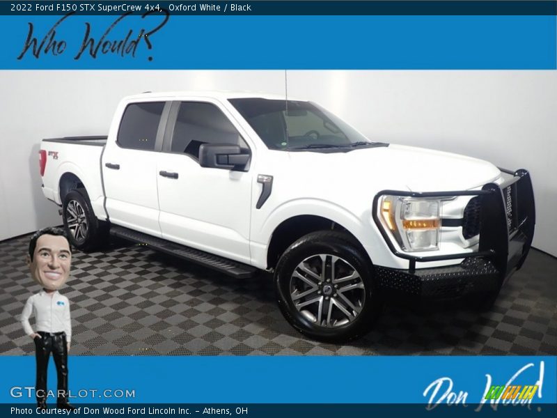 Oxford White / Black 2022 Ford F150 STX SuperCrew 4x4