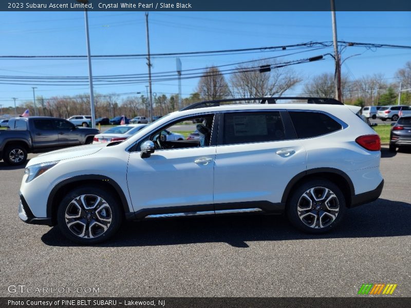 Crystal White Pearl / Slate Black 2023 Subaru Ascent Limited