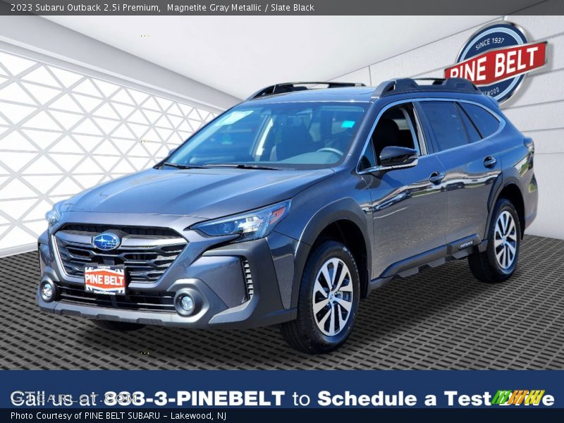 Magnetite Gray Metallic / Slate Black 2023 Subaru Outback 2.5i Premium