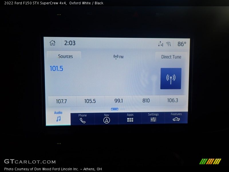 Oxford White / Black 2022 Ford F150 STX SuperCrew 4x4