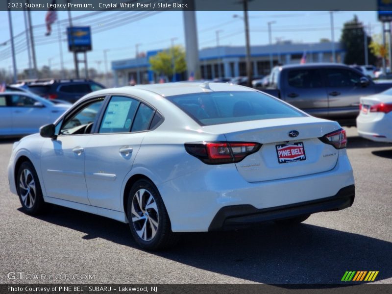 Crystal White Pearl / Slate Black 2023 Subaru Legacy Premium