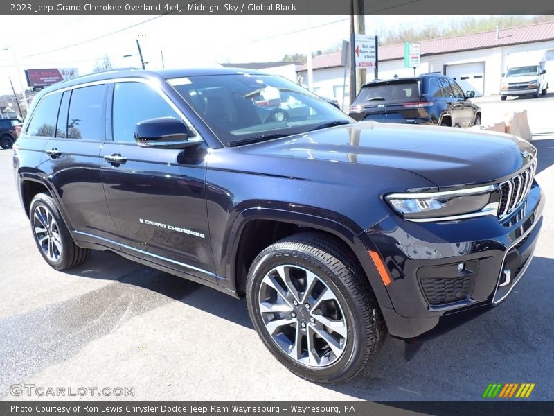 Midnight Sky / Global Black 2023 Jeep Grand Cherokee Overland 4x4