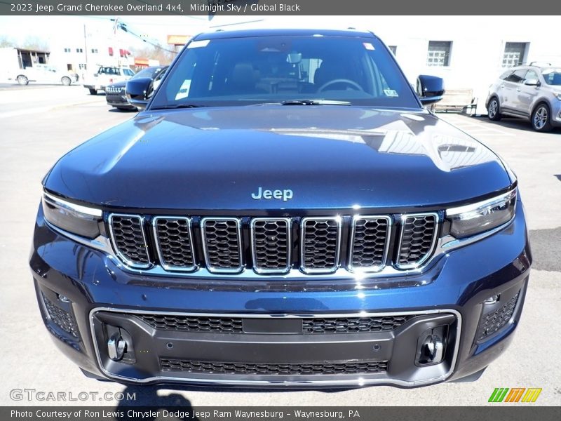 Midnight Sky / Global Black 2023 Jeep Grand Cherokee Overland 4x4