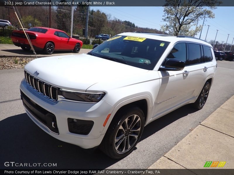 Bright White / Black 2021 Jeep Grand Cherokee L Overland 4x4