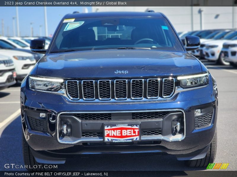 Midnight Sky / Global Black 2023 Jeep Grand Cherokee Overland 4x4