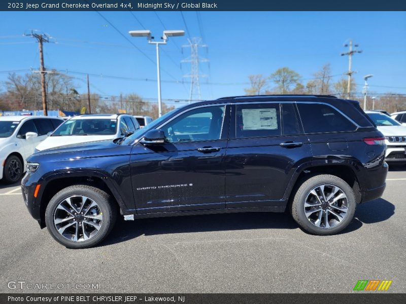 Midnight Sky / Global Black 2023 Jeep Grand Cherokee Overland 4x4