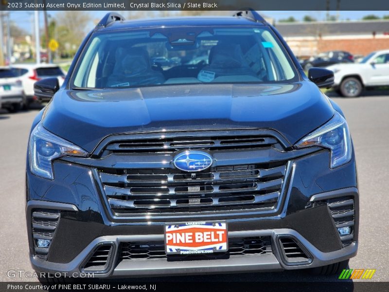 Crystal Black Silica / Slate Black 2023 Subaru Ascent Onyx Edition Limited