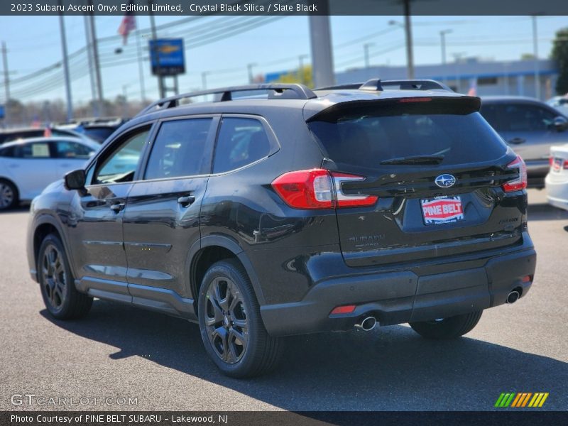 Crystal Black Silica / Slate Black 2023 Subaru Ascent Onyx Edition Limited