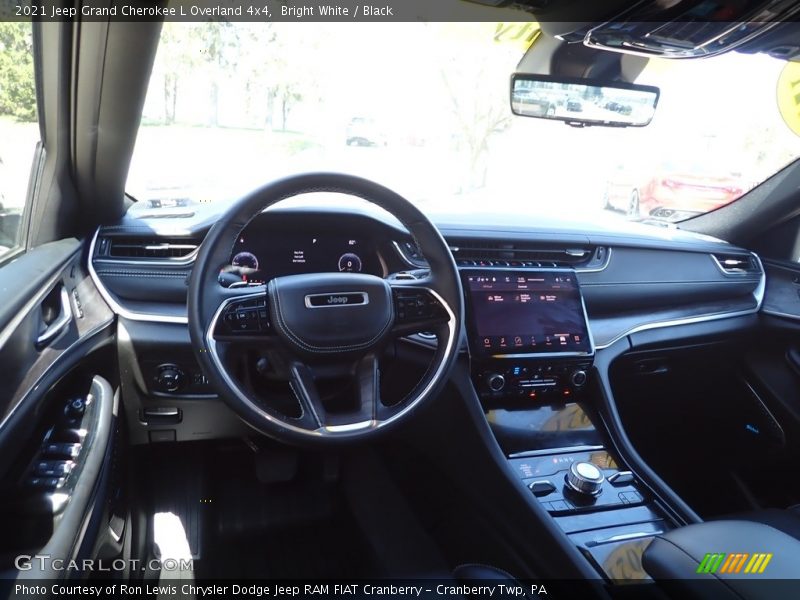 Bright White / Black 2021 Jeep Grand Cherokee L Overland 4x4