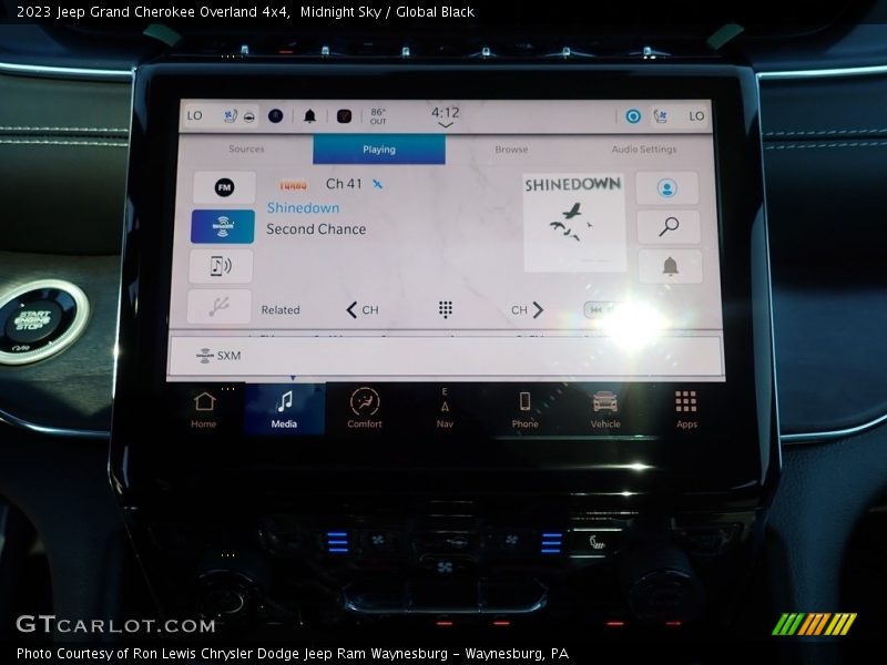Midnight Sky / Global Black 2023 Jeep Grand Cherokee Overland 4x4