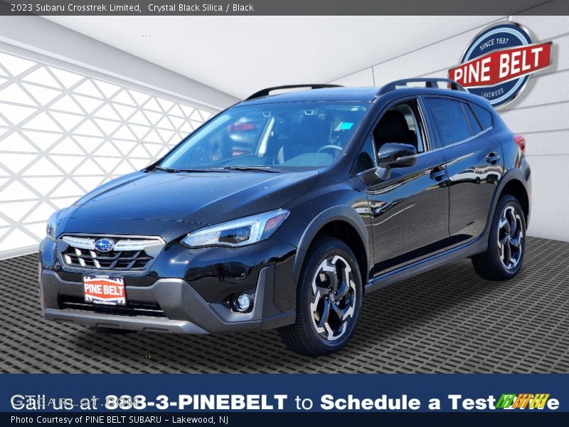 Crystal Black Silica / Black 2023 Subaru Crosstrek Limited